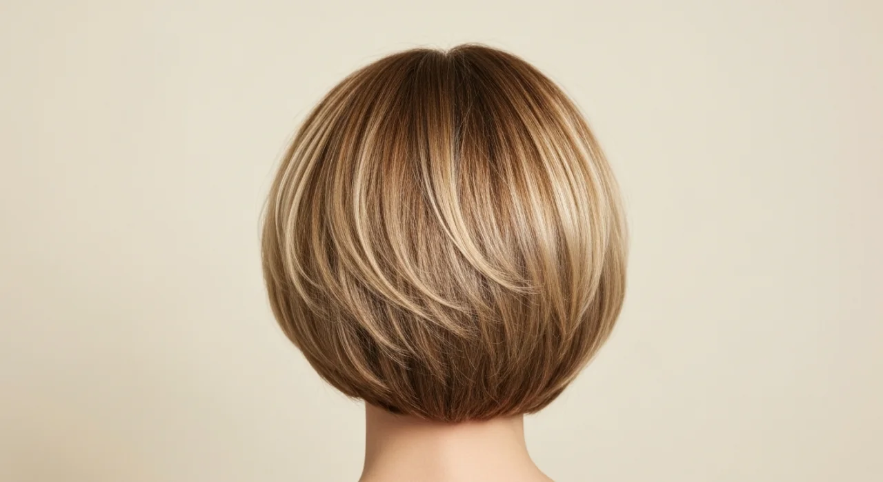 Coupe cheveux fins femme 2026 — bob volumineux qui donne du volume, vu de dos, XOXO COIFFURE Paris 6